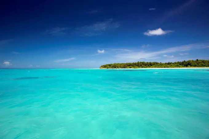 Desert island, Maldives, Indian Ocean, Asia