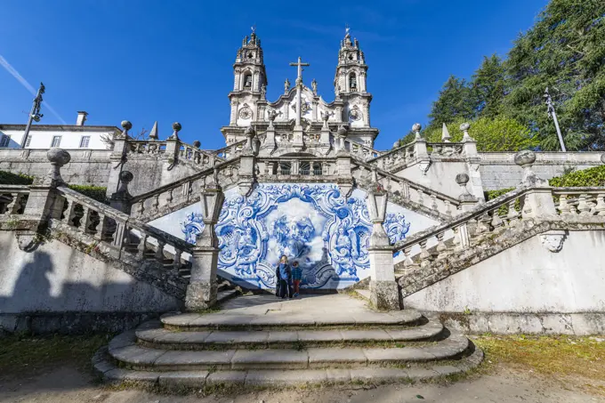 Sanctuary of Nossa Senhora dos Remedios, Lamego, Douro River, Portugal, Europe