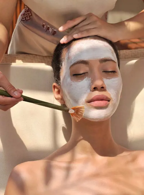 Facial at the Chi Spa at Shangri La Boracay Resort and Spa in Boracay, Philippines, Southeast Asia, Asia