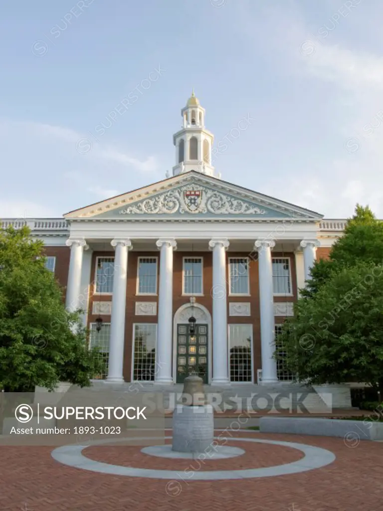 USA, Massachusetts, Boston, Baker Library in Harvard Business School, Harvard Business School (HBS)