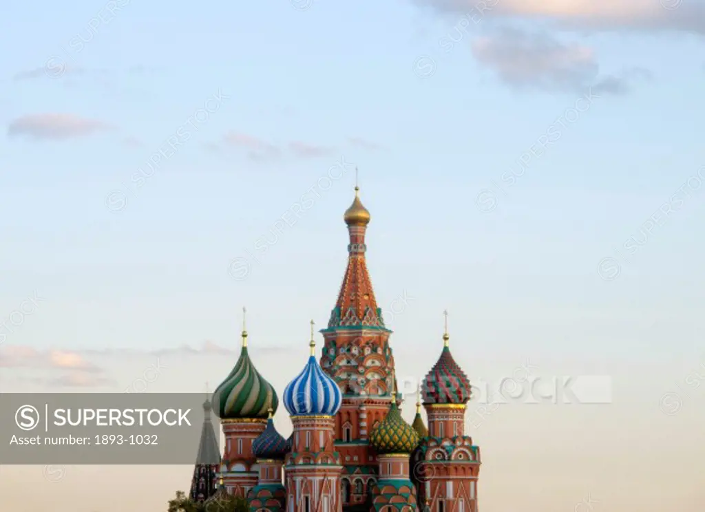 Russia, Moscow, Red Square, Saint Basil's Cathedral, also known as Cathedral of Protection of Most Holy Theotokos on Moat