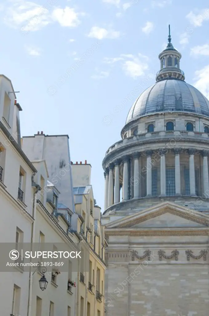Church in a city, Pantheon Paris, Latin Quarter, Paris, Ile-de-France, France