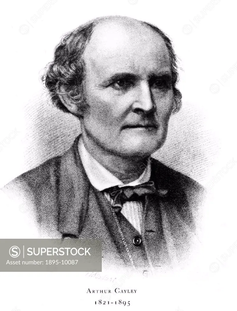 Engraving by Stodart of Cayley (1821-1895) whose principal contributions to the field are his theory of invariants and co-variants, and his work on ma...