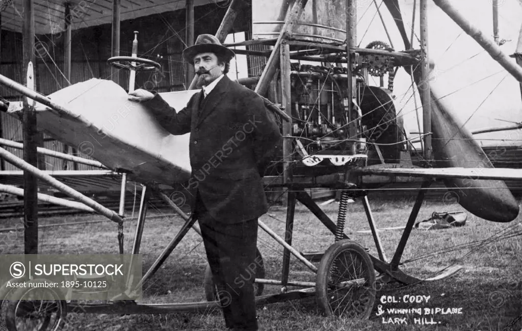 Cody (1861-1913) was the American-born inventor of the man-lifting kite, which he developed as a means of military observation. On 16 October 1908 he ...