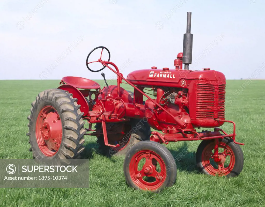 McCormick-Deering ´Farmall A´ four-wheeled rowcrop agricultural tractor on pneumatic tyres, manufactured by the International Harvester Corporation (I...