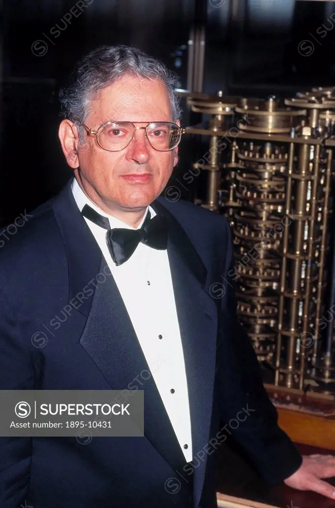 Raymond Khan, internet pioneer, 1996.This picture was taken while he was being filmed at the Science Museum, London, in 1996.
