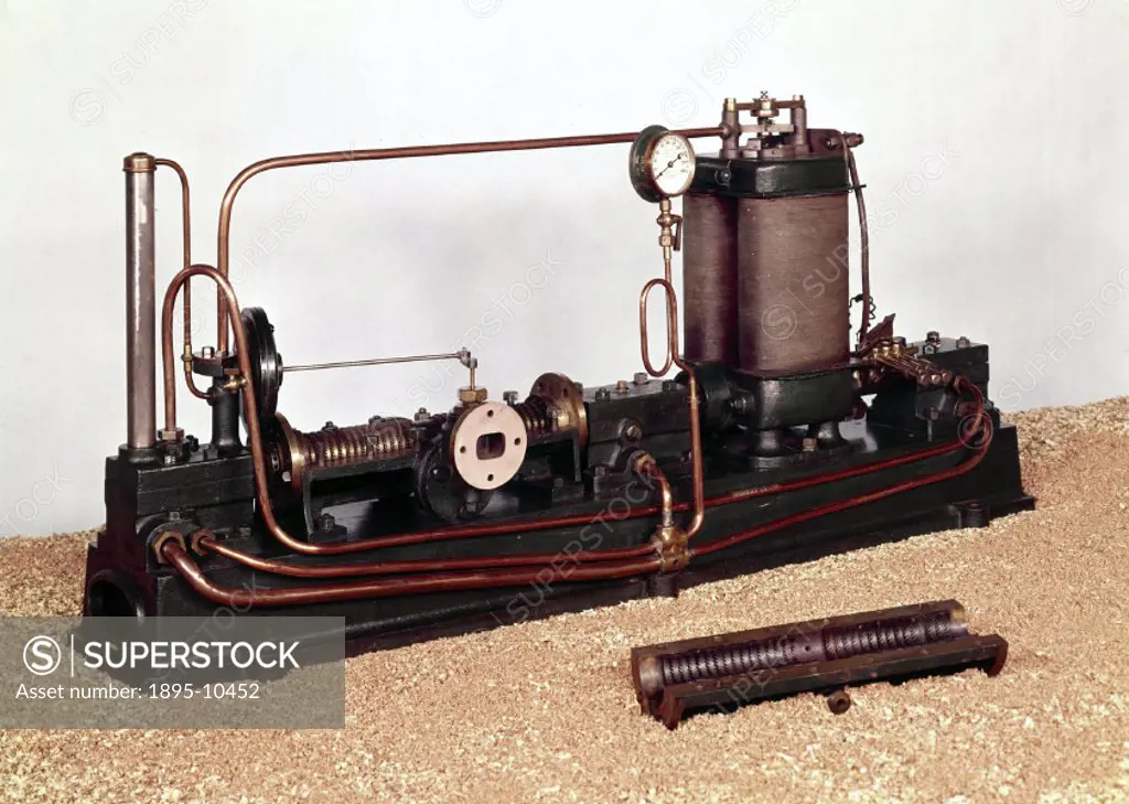 Made by Clarke, Chapman, Parsons & Co, this machine was the forerunner of the turbo-generators that today provide most of the world´s electricity. It ...