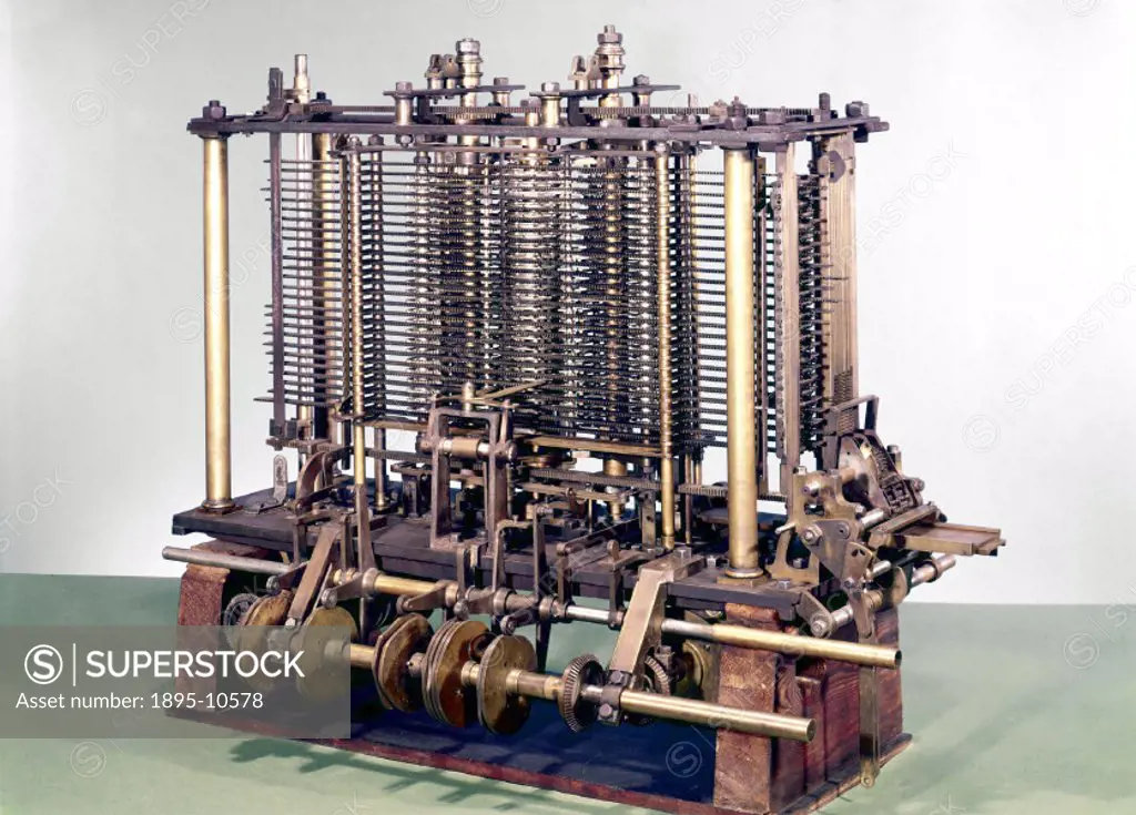 Charles Babbage´s Analytical Engine, 1871. This was the first fully-automatic calculating machine. Charles Babbage (1792-1871) first conceived the ide...