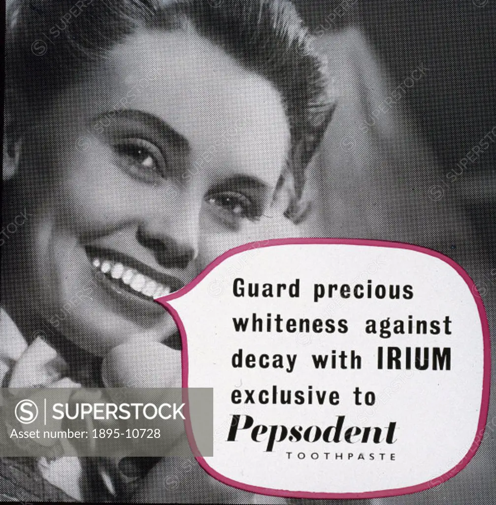 Guard precious whiteness against decay with IRIUM exclusive to Pepsodent toothpaste´.