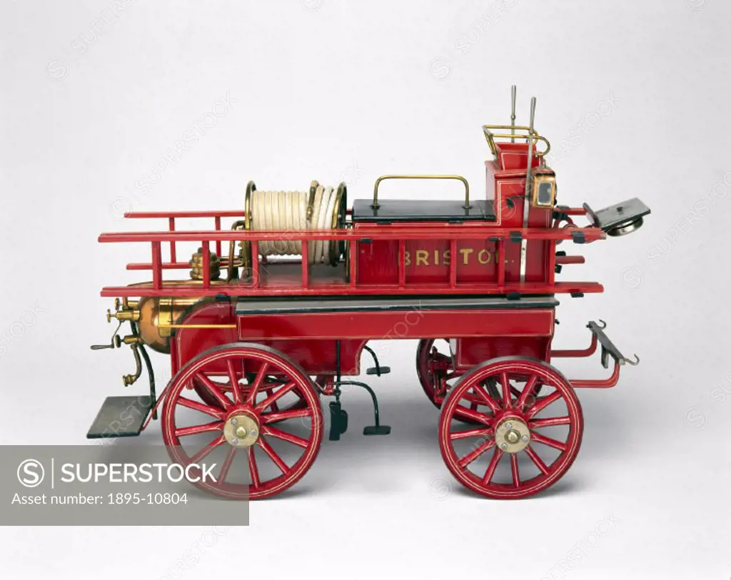 Model (scale 1:6). These engines were designed to provide an instant response to a fire. They were introduced so that firefighters could immediately t...