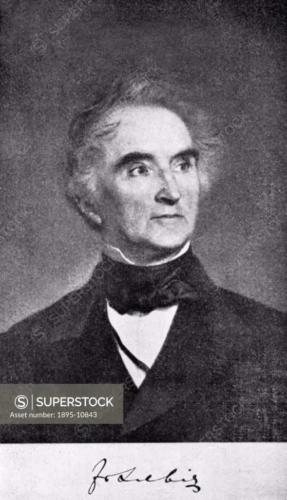 Liebig (1803-1873) was a German chemist and pioneer in the training of chemists and in agricultural chemistry. He was one of the most illustrious chem...