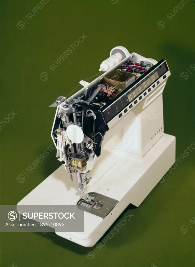 ´A microprocessor controlled sewing machine, the selling price on its launch date of 8th October 1976 was £375.  Advertised as ´´the first sewing mach...