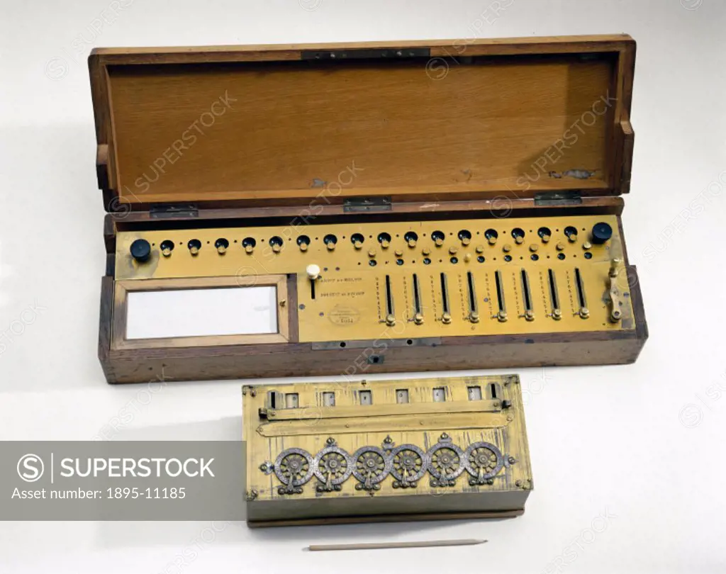 Blaise Pascal (1623-1662), was France´s most celebrated mathematician and physicist. This calculator is an exact replica of an original calculating ma...