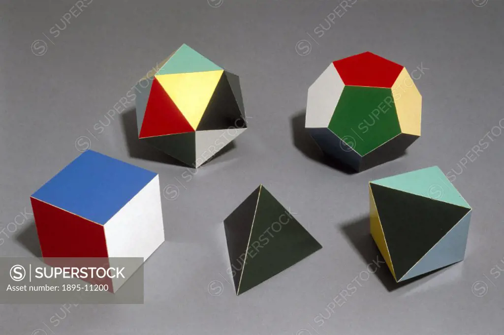 A polyhedron is said to be regular when all its faces are uniform regular polygons. The five Platonic solids (illustrated here) were thought to be kno...