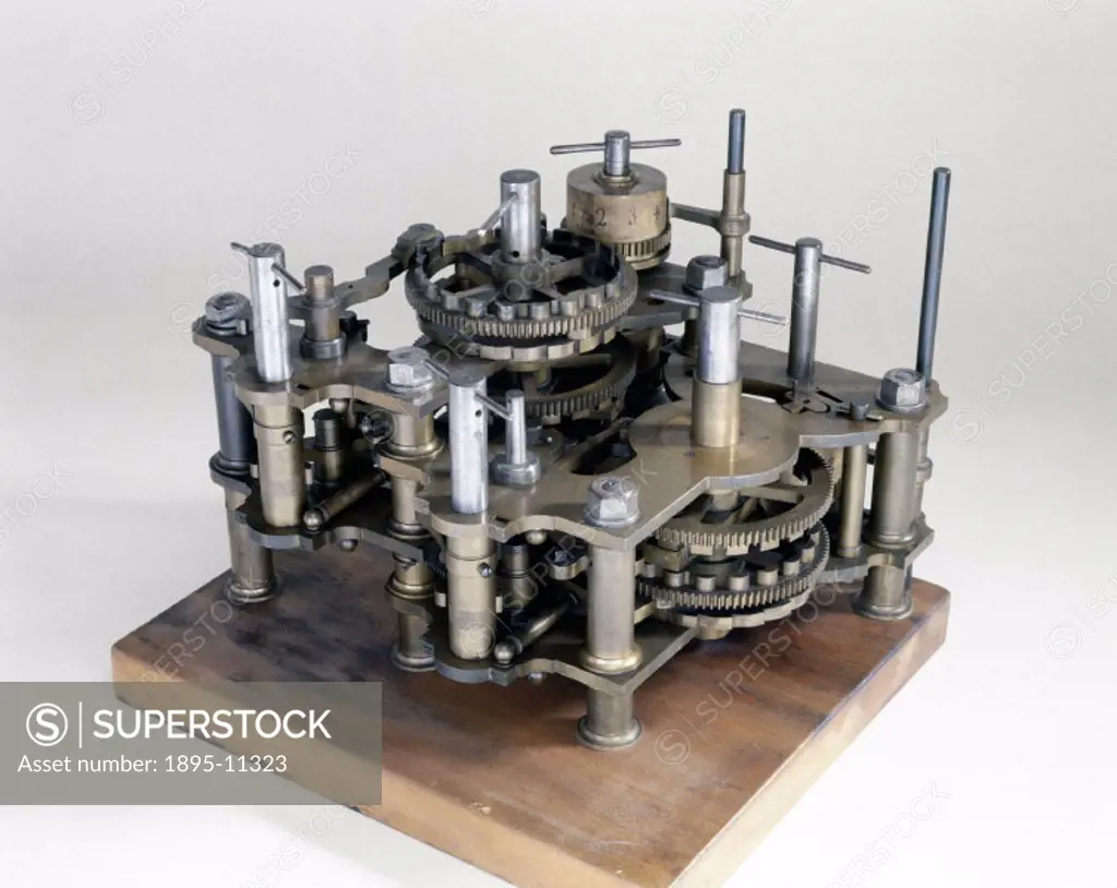 This model of Difference Engine No 1 was built by Henry Prevost Babbage (1824-1918) from the designs of his father, British computing pioneer Charles ...