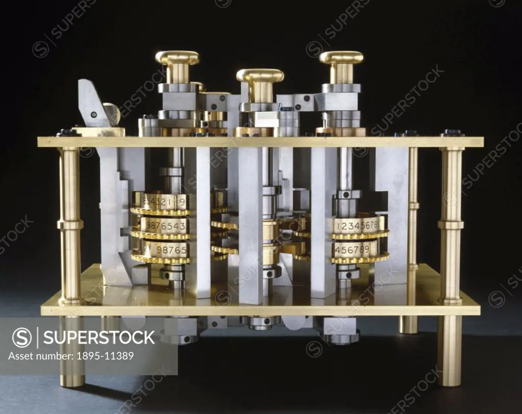 Difference Engine No 2 was constructed by the Science Museum in London from drawings made by the British computing pioneer Charles Babbage (1791-1871)...