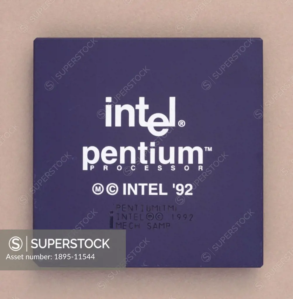 The Pentium microprocessor enabled another dramatic leap in computing speed. With 3.1 million transistors, it was the most complex microprocessor of i...