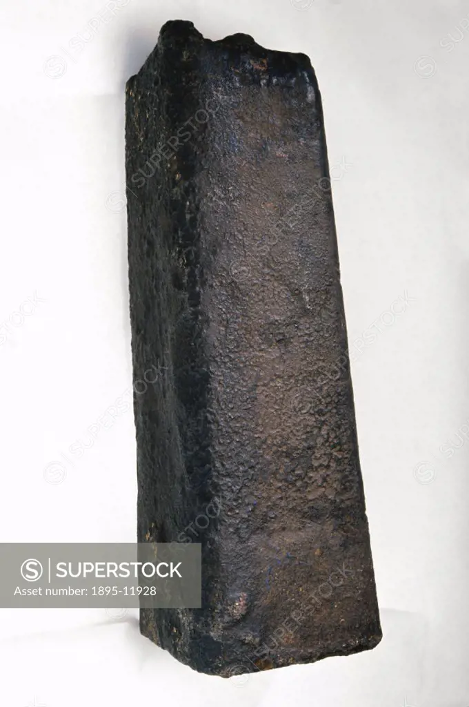 Sir Henry Bessemer (1813-1898) cast this ingot at a works in Greenwich, London. Bessemer learned metallurgy working in his fathers foundry. In 1856, ...