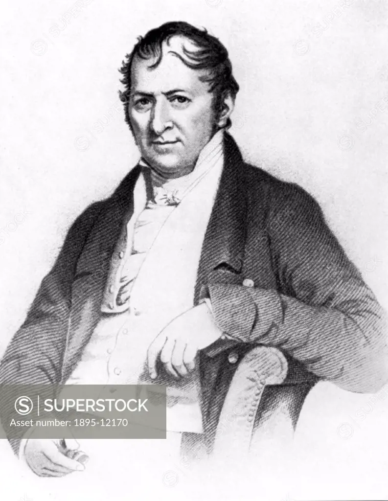 ´Engraving of Eli Whitney (1765-1825). Whitney is widely credited with the invention of the cotton gin (patented in 1793; ´gin´ is short for engine), ...