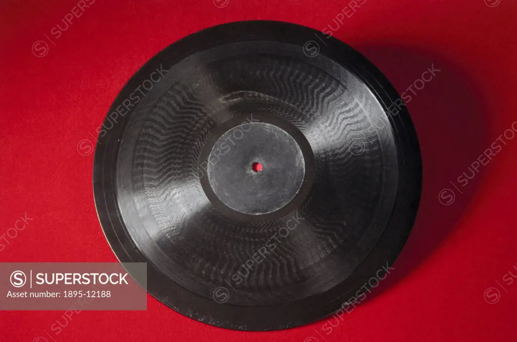 One of only six Phonovision discs known to exist, representing the first time television pictures were recorded. Phonovision discs contain the origina...