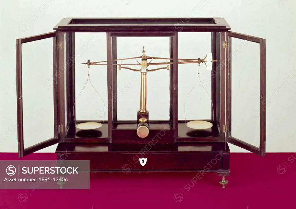 This balance was designed by Dr Andrew Ure (1778-1857), who was a professor of chemistry at Anderson College, Glasgow from 1804 to 1830. He published ...