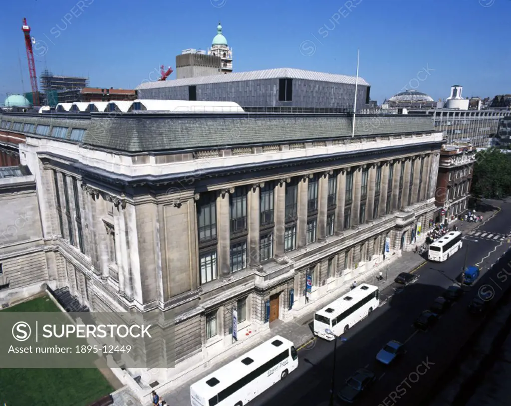 View of the main Science Museum building, Exhibition Road, South Kensington, London.