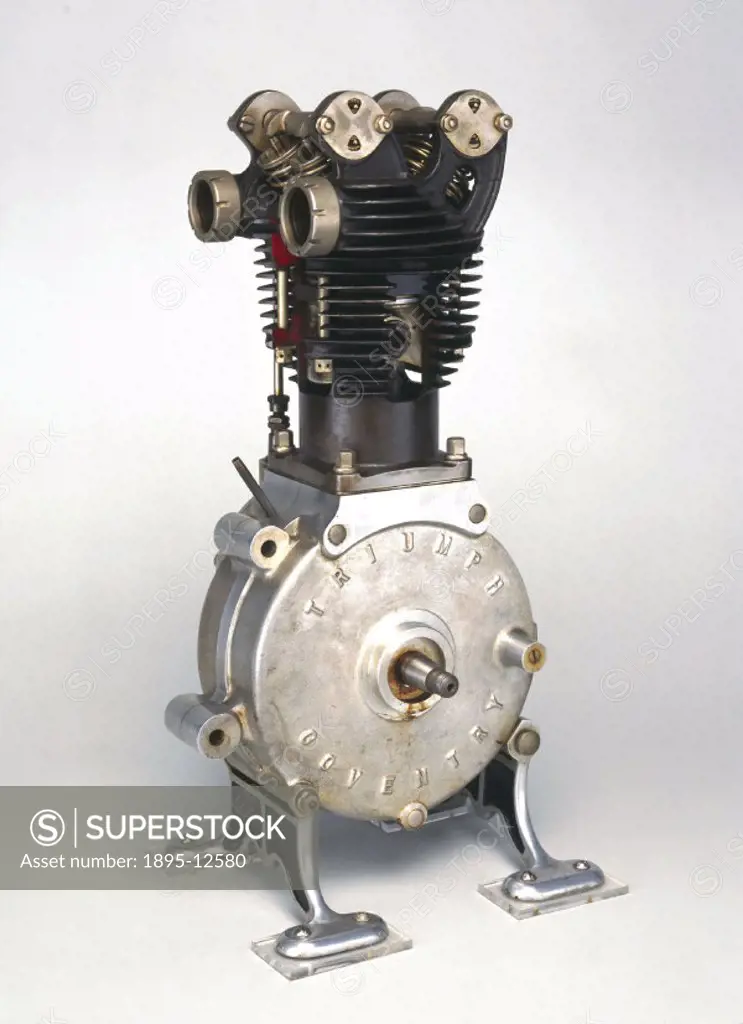 This engine was designed in 1921 by Sir Harry Ricardo of the Triumph Cycle Company with the idea of producing an engine which could maintain maximum p...