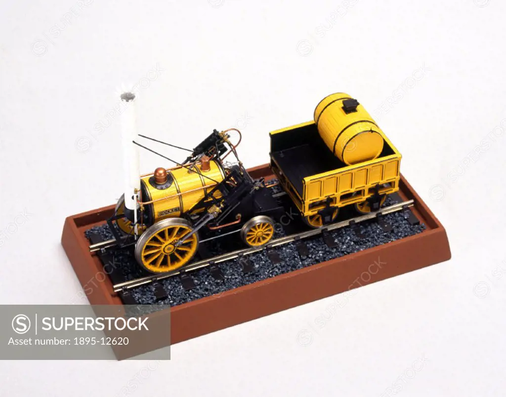Stephenson´s ´Rocket´, 1829. ´O´ gauge Fulgarex brass model of the Rocket. Robert Stephenson (1803-1859) and George Stephenson (1781-1848) designed th...