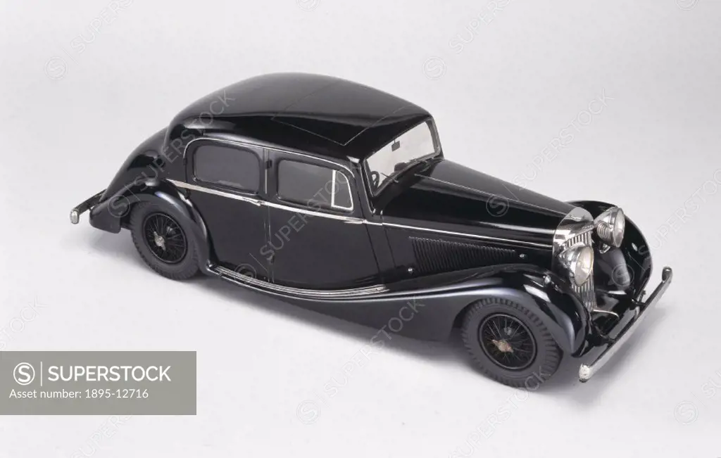 Model (scale 1:10). William Lyons established the Swallow Coachbuilding Company in the late 1920s, building cars which were effectively rebodied Austi...