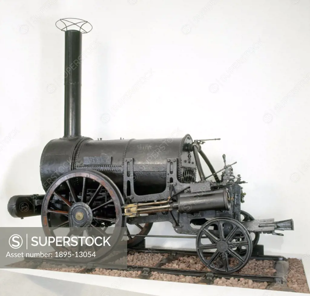 Remains of Stephenson´s ´Rocket´, 1829. The Rocket 0-2-2 locomotive was built by Robert Stephenson (1803-1859) and George Stephenson (1781-1848). The ...