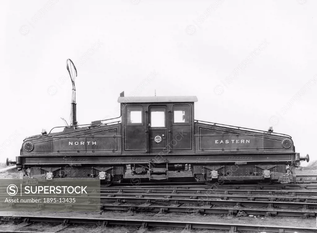 North Eastern Railway bo-bo electric locomotive, No 1 or No 2, c 1904.