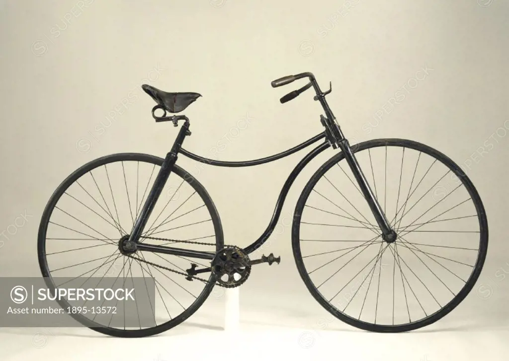 The design of the present-day bicycle has remained much the same since John Kemp Starley (1854-1901) designed this Rover safety bicycle, the first emb...