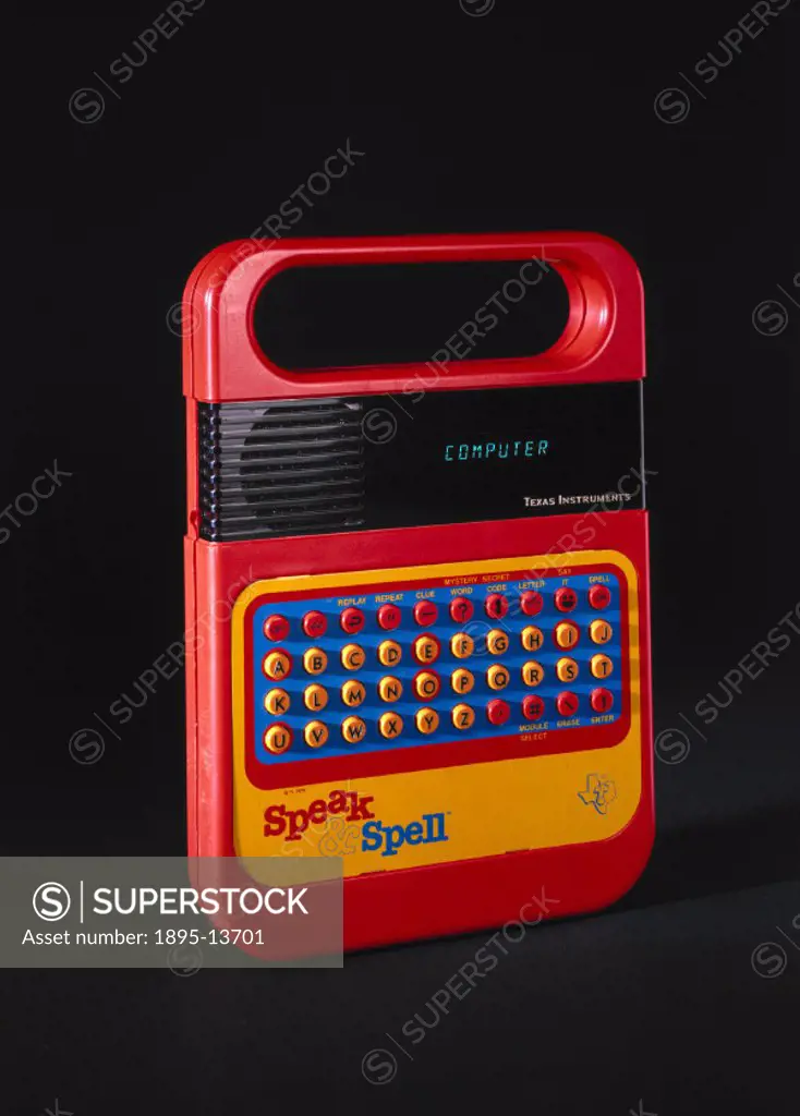 This brightly coloured toy, aimed at children between 6 and 14 years old, was first manufactured by Texas Instruments in 1978. It is microprocessor-co...