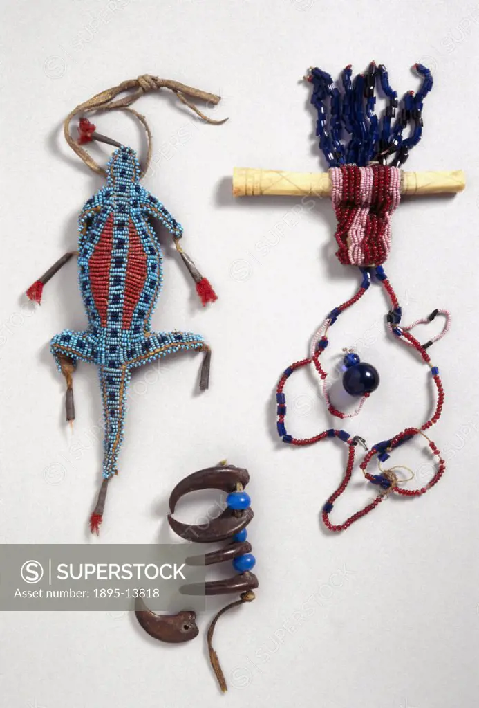 Animals are very important in Native American beliefs and rituals, and are frequently represented in the form of amulets, or charms. The amulet at the...