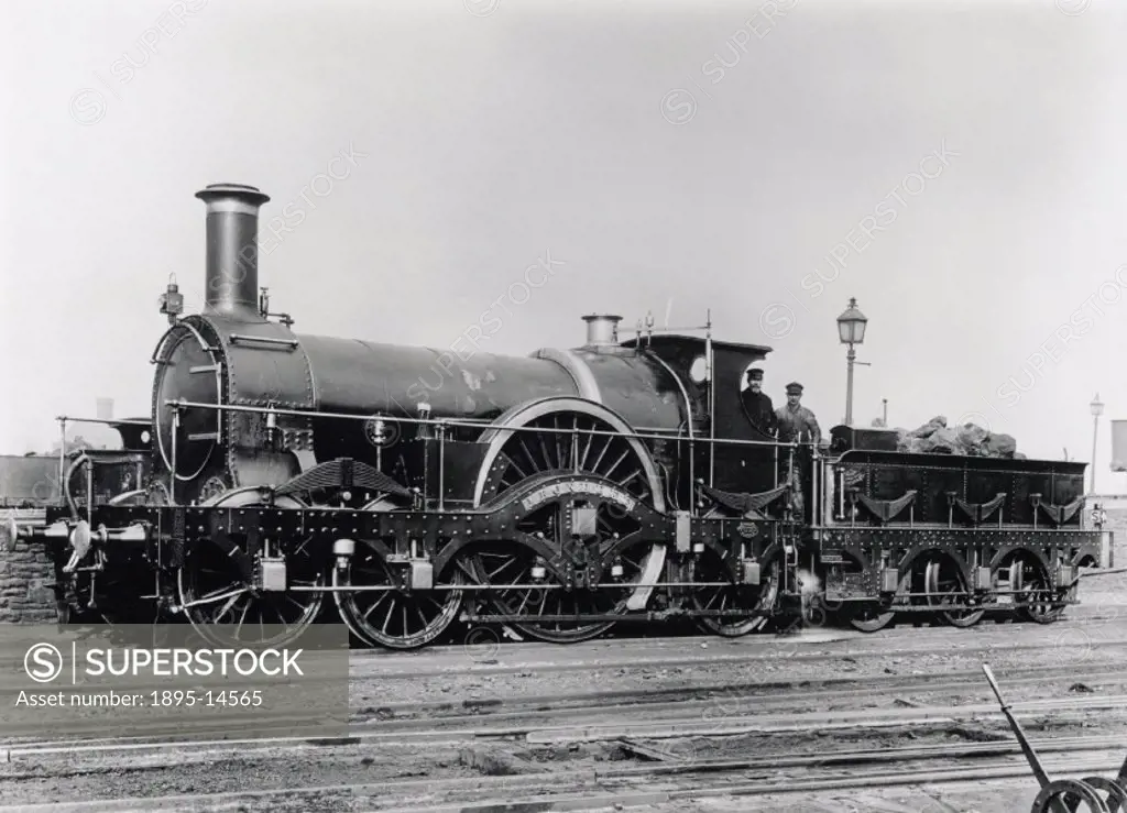 North British Railway 2-4-0 steam locomotive, built at Dubs & Co´s Glasgow Locomotive Works in 1865.