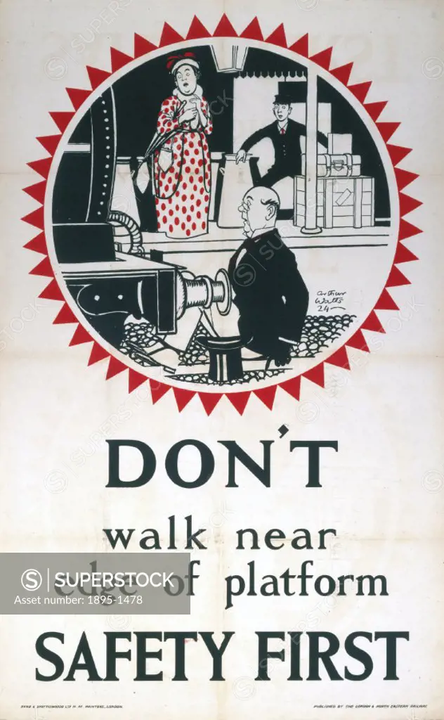 London & North Eastern Railways poster. Artwork by Arthur Watts (1883-1935).