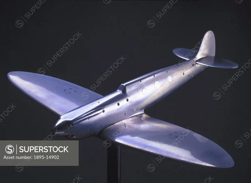 This was the first all metal wind tunnel model built and used at the Royal Aircraft Establishment (RAE), Farnborough, Hampshire, and was used in trial...