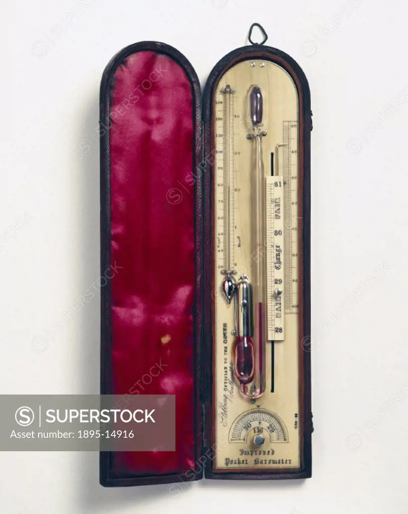 Mercury barometers needed to have two tubes that were at least 33 inches long, and were generally cumbersome to carry around. To allow for readings of...