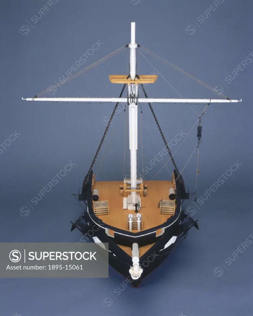 Model (scale 1:12). HMS Challenger made a three and a half year circumnavigation of the world from December 1872 to May 1876. The voyage is particular...