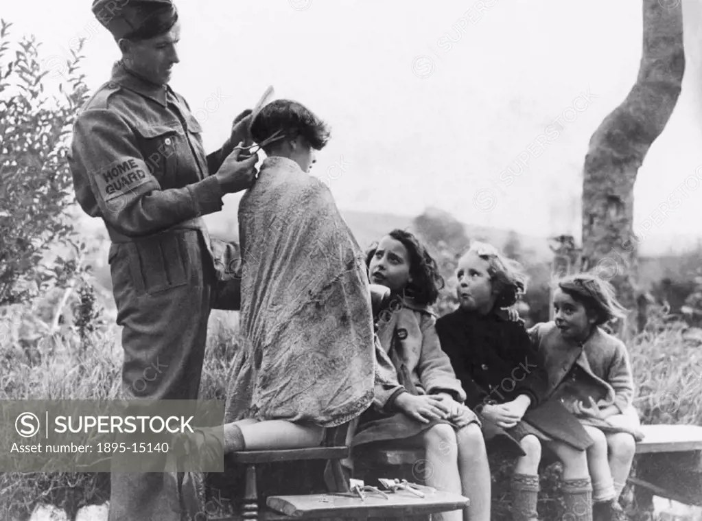 ´Some London children had been evacuated to a little Welsh village, where they found that the village home guard was also the hairdresser. In between ...