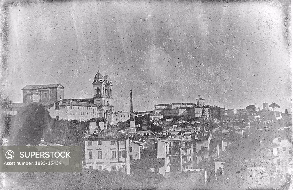 ´Rome, Trinita de´Monti and the Quirrinal   , 1841  ‘Rome, Trinita de´Monti and the Quirrinal from the Villa Medici on the Monte Pincio´  Daguerreoty...