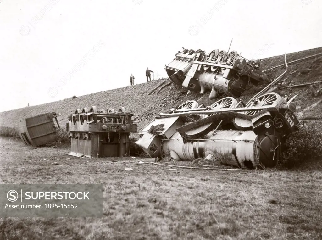 Two North Eastern Railway (NER) 0-6-0 locomotives derailed in an accident on an embankment between Winston and Gainford in County Durham. The accident...