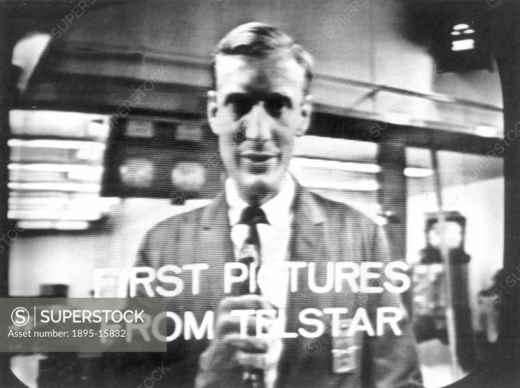 The first transatlantic TV picture from space, 1962. ´Transatlantic television came to Britain yesterday via the American TV space satellite Telstar. ...