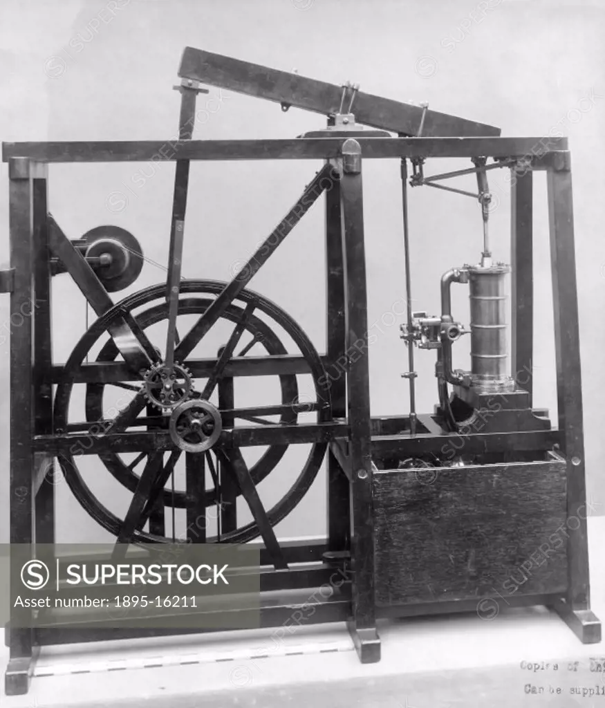 This rotative steam engine was designed and built by James Watt (1736-1819) and Matthew Boulton (1728-1809). Watt was a Scottish engineer and inventor...