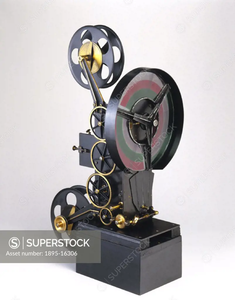 Original Lee and Turner three-colour projector, late 1910s.This three-colour projector is associated with the cinematography pioneers F Marshall Lee a...