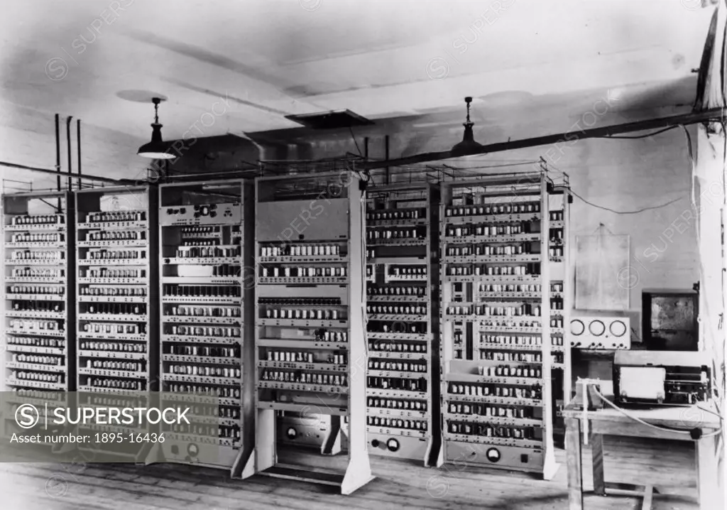 EDSAC 1, c 1949. The EDSAC computer (Electronic Delay Storage Automatic Computer), was jointly designed by Professor Maurice Vincent Wilkes, an Englis...