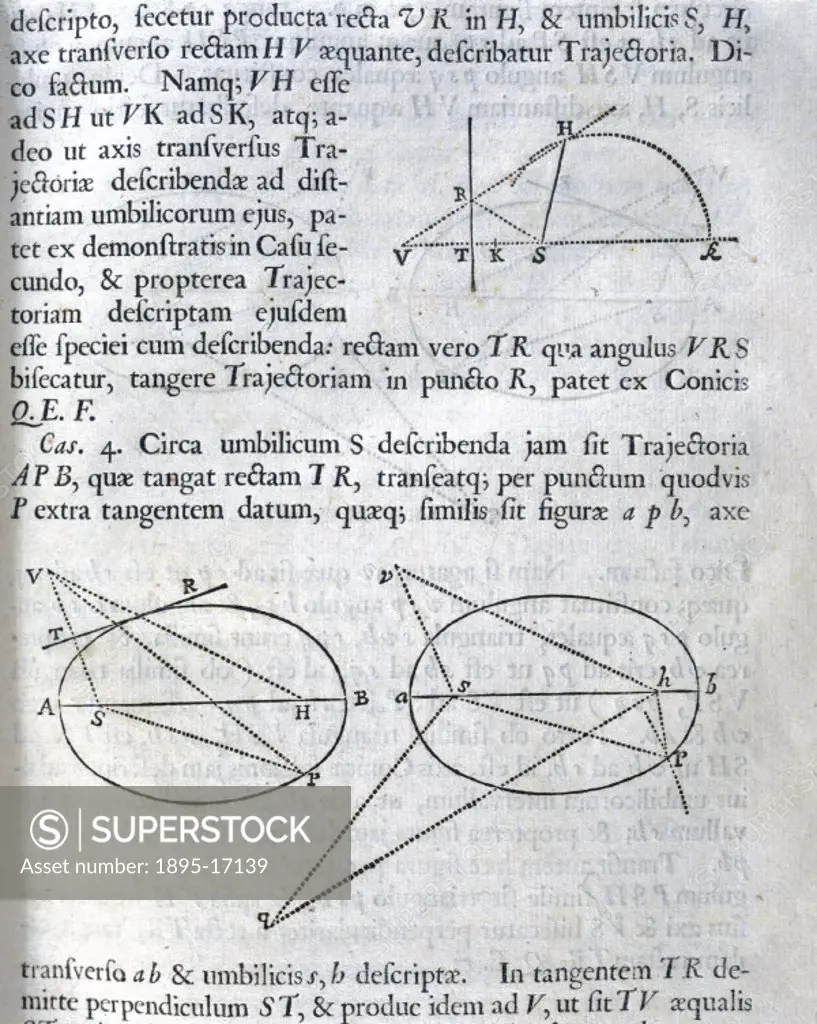 Proposition 20, Problem 12, from the first edition of Newton´s ´Principia Mathematica´ (1687): To describe about a given focus any trajectory, given ...