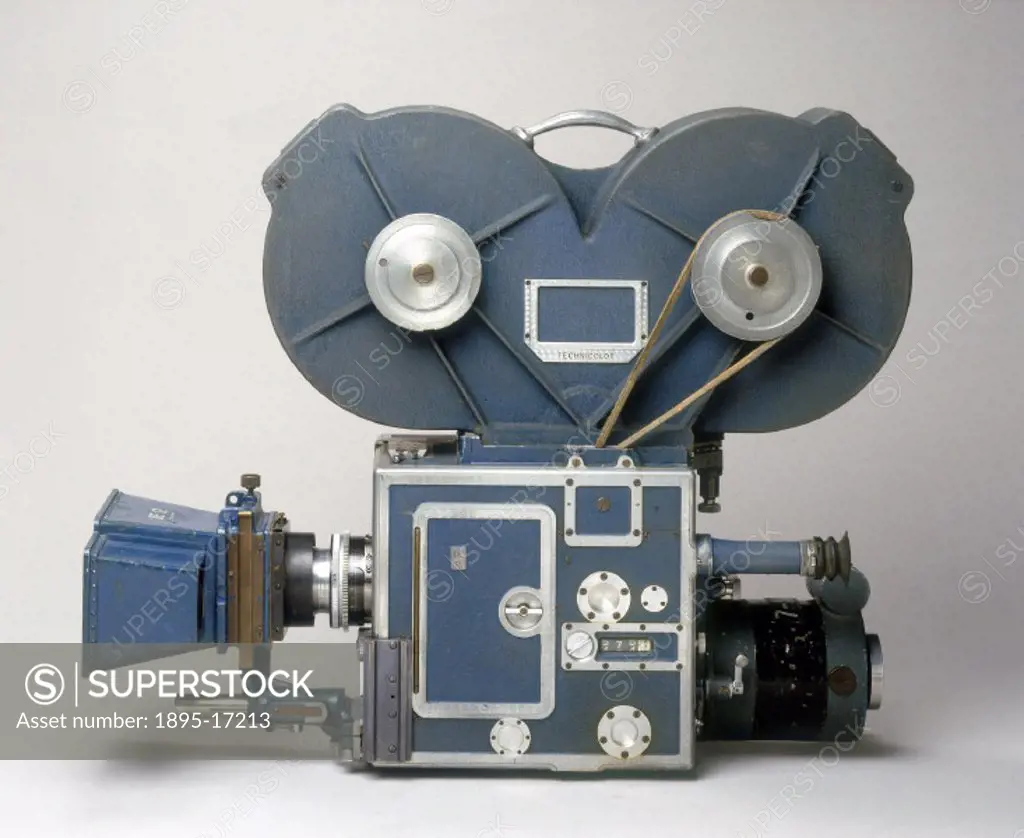 This is the type of camera used between 1935 and 1953 for shooting Technicolor motion pictures. It uses three separate films to obtain colour records ...
