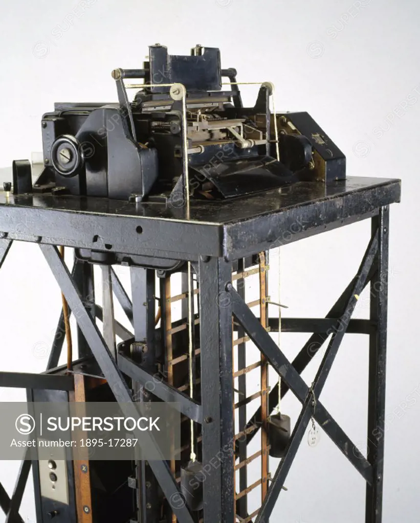 The function of the sorter was to arrange punched cards in the order required for the tabulator. The cards were fed one at a time into a mechanism whi...