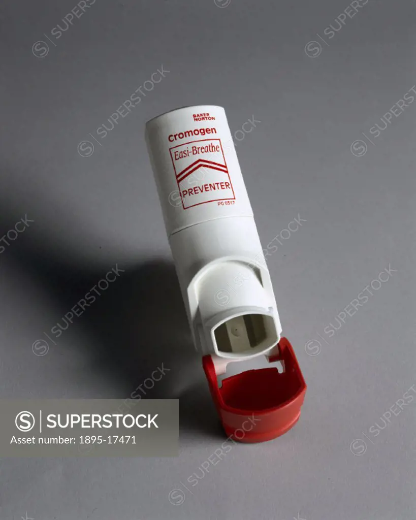 An asthma preventer manufactured by Norton Healthcare Ltd, England. This inhaler won the 1998 McRobert Award for Innovation and Engineering. It is a n...